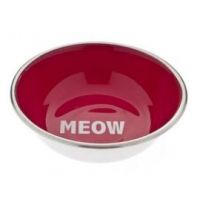 Činija za pse Meow Inox Crvena
