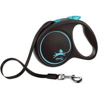 Flexi povodac Black Design Traka Plavi