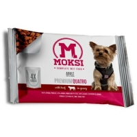 Moksi preliv za pse Govedina u sosu 4x100g