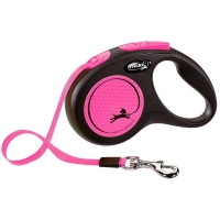 Flexi povodac New Neon Traka Pink