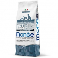 Monge Puppy i Junior All Breeds Pastrmka, Pirinač i Krompir 12 kg