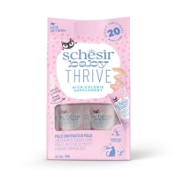 Schesir Multipack Baby Cat Mousse Piletina i pileća jetra 20x8g