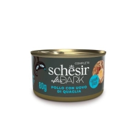 Schesir Cat After Dark Piletina i prepeličija jaja u brodetu 80 g