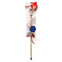 Natura Hairy Bamboo Ball Natural Cat Fishing Rod Toy 40 cm