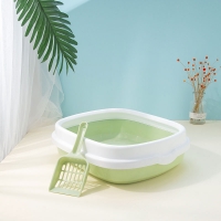 Toalet za mačke Removable Cat Box Zeleni