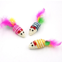 PetJungle miš končani šareni 14 cm