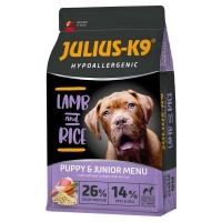 Julius K-9 Hypoallergenic Puppy i Junior Jagnjetina i Pirinač 12 kg