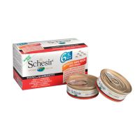 Schesir multipak konzerva za mačke Tunjevina i Gambori 6x50g