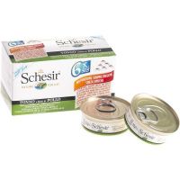 Schesir multipak konzerva za mačke Tunjevina i Piletina 6x50g