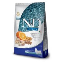 N&D Ocean Adult Mini Spelta, Bakalar i Pomoradža 