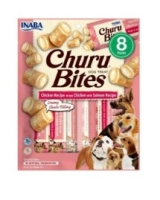 INABA Churu Bites Mini za pse - Piletina i losos 8x12g
